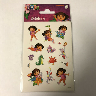 Лист наклеек Даша (Dora): 16 х 9 см (10 шт.)