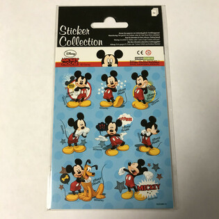 ЛИСТ НАКЛЕЕК: DISNEY MICKEY MOUSE, разм. 16 x 9 см (10 шт.)