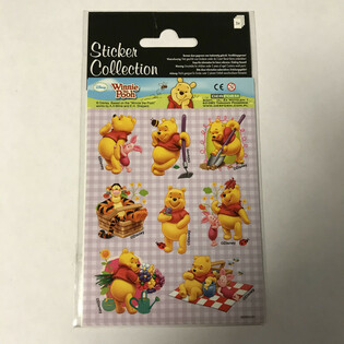 Листы с наклейками: Disney Винни Пух, 16 x 9 см (10 шт.)