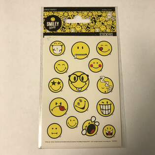 ЛИСТ НАКЛЕЕК: SMILEY&rsquo;S, 16 x 9 см (10 шт.)