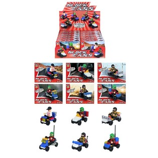 BLOCK CARS &ndash; Конструктор &laquo;Машинки&raquo; в Дисплее (12 шт.)