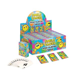 МИНИ ИГРАЛЬНЫЕ КАРТЫ &ndash; МОДЕЛЬ: СМАЙЛИ В ДИСПЛЕЕ (24 шт.)