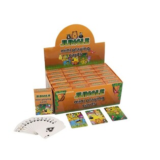 МИНИ ИГРАЛЬНЫЕ КАРТЫ &ndash; МОДЕЛЬ: ДЖУНГЛИ В ДИСПЛЕЕ (24 шт.)