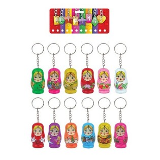 БРЕЛОК МАТРЕШКА (12 шт.)