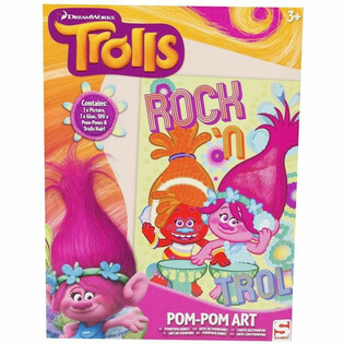 TROLLS СОЗДАЙ СВОЮ КАРТИНУ ИЗ ПОМПОНОВ (48 шт.)