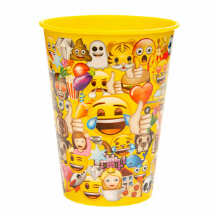 Стакан для напитков / мороженого Emoji - 260 мл (12 шт.)