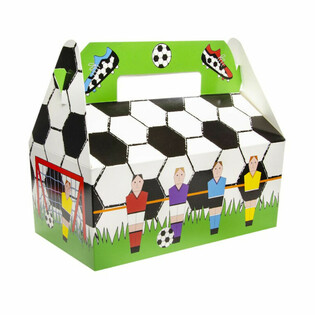 Коробки для детского меню Футбол - 22.5 x 12 x 9.5 см (24 шт.)