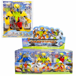 THUNDERBOLT ROBOT WARRIOR ЭКШН-ФИГУРКА В ДИСПЛЕЕ (12 штук)