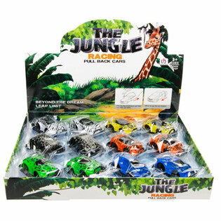 ИНЕРЦИОННЫЕ МАШИНКИ JUNGLE В ДИСПЛЕЕ (12 штук)