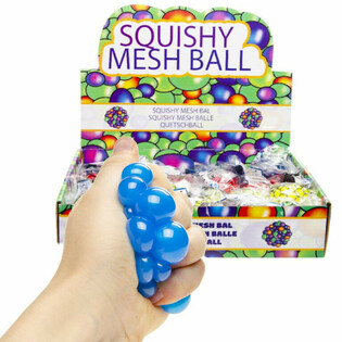 ИГРУШКА-АНТИСТРЕСС SQUISHY - Диаметр: 5 СМ - ЯРКИЙ МИКС ЦВЕТОВ В ДИСПЛЕЕ (24 шт.)