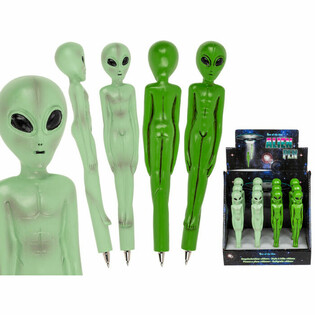 Шариковые ручки Alien 3D в дисплее (12 шт.) - МЕГА ДЕШЕВО