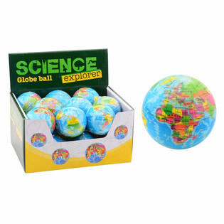 SCIENCE EXPLORER - Мяч-глобус из пены &Oslash;6 см (18 штук в дисплее)