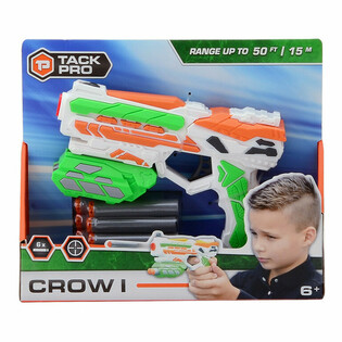 Игрушечный пистолет Tack Pro Crow I с 6 мягкими пулями