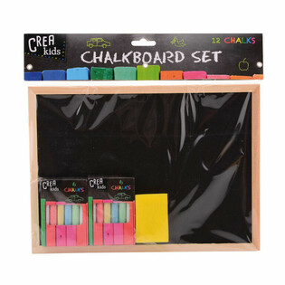 Набор для рисования мелом CREA KIDS 29x21CM с мелом и губкой (12 шт.)