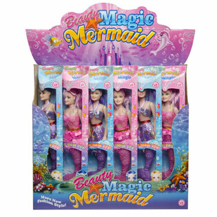 Магическая Кукла Русалка Mermaid в Дисплее (12 шт.)