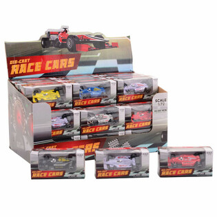 Микс Гоночных Машинок F1 - Масштаб 1:72 - В Дисплее (36 шт.)
