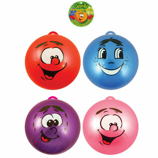 Мяч Smiley Face &Oslash; 23 см с крючком (12 шт.)