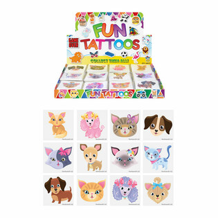 FUN TATTOO'S - ДИСПЛЕЙ КОШКИ И СОБАКИ (48 ПАКЕТОВ)