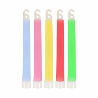 СВЕТЯЩИЕСЯ ПАЛОЧКИ GLOW STICK - 15СМ СО ШНУРКОМ - МИКС ЦВЕТОВ (25 шт.)