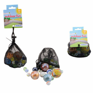 OUTDOOR FUN - ШАРЫ МАРБЛС В МЕШОЧКЕ, 500 ГРАММ (6 шт.)