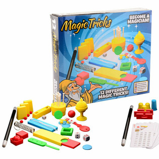 MAGIC TRICKS - БОЛЬШОЙ МАГИЧЕСКИЙ НАБОР С 12 ФОКУСАМИ В КОРОБКЕ