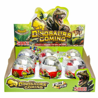 Конструктор Bricks - Динозавры в капсуле (6 шт.)