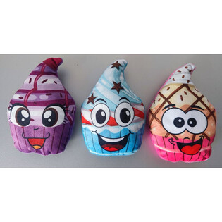 Плюшевый Кекс (Cupcake) - Микс Цветов (24 шт.)