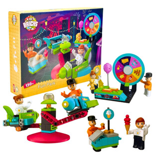 KIDS BRICKS FUN PARK - КОНСТРУКТОР - 130 ДЕТАЛЕЙ (1 шт.)