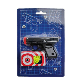 Пистолет BB Gun 10,5 см на Карте [Менее 0.08J] (6 шт.)