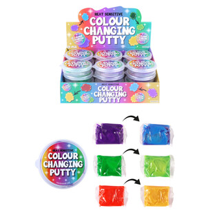 Термочувствительная Масса (Putty), Меняющая Цвет (24 шт.)