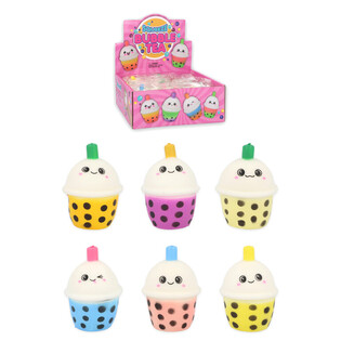 Сквиш Bubble Tea Fidget - МИКС цветов в дисплее (12 шт.)