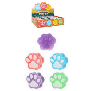 Слайм Лапка - Paw Shaped Putty (24 штуки)