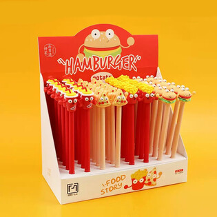 Шариковые ручки "Фастфуд" в дисплее (48 шт.)