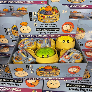 RAGE - Squishy Bun Dumplings БОЛЬШИЕ - ONE SET PU FOAM SQUISHY EDITION (12 шт.)