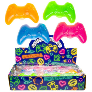 ИГРОВОЙ ПУЛЬТ SQUEEZE - МИКС НЕОНОВЫХ ЦВЕТОВ - В ДИСПЛЕЕ (12 шт.)