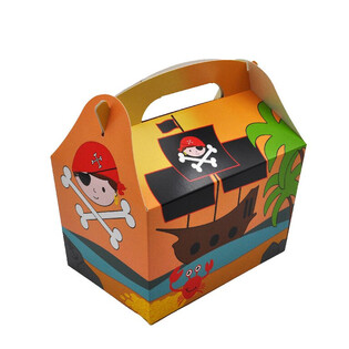 ДЕТСКИЙ МЕНЮ-БОКС ПИРАТ - Разм. 18.5x12x19 СМ - FOODBOX - KIDSBOX (24 шт.)