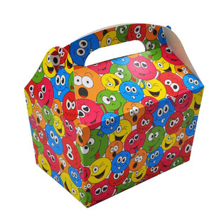 МЕНЮБОКС МОДЕЛЬ: SMILEY - Разм. 18.5x12x19 СМ - ФУДБОКС - КИДСБОКС (24 шт.)