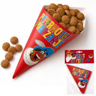 КОНУСНЫЕ ПАКЕТИКИ ДЛЯ СЛАДОСТЕЙ SINT & PIET SINTERKLAAS (36 шт.)