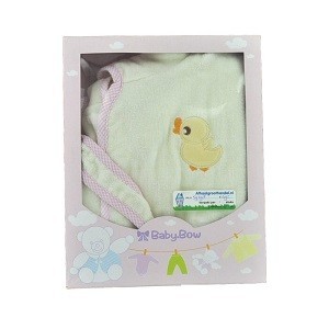 Детский халат BABY BOW Желтый / Розовый