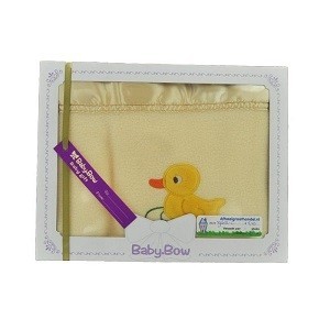 Детский флисовый плед Baby Bow - Желтый